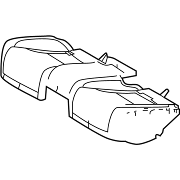 Lexus 71503-50150 Pad Sub-Assembly, Rear Seat