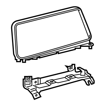 Lexus 86110-48561 Multi-Display Assy