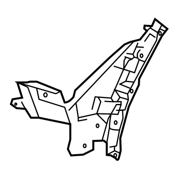 Lexus 52822-78030 Duct, Air Intake, LH