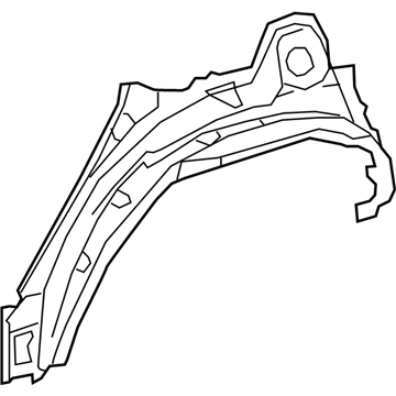 Lexus 61631-48080 Panel, Quarter Wheel