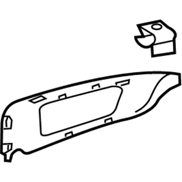 Lexus 71893-30030-E0 Shield, Power Adjust