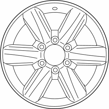 Lexus 4261A-60090 Wheel, Disc Chrome P