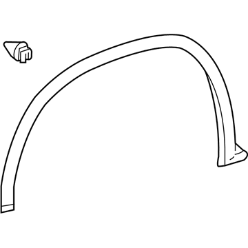 Lexus 75602-0E110 MOULDING Sub-Assembly, F