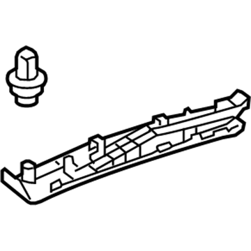 Lexus 62431-53010-A0 Garnish, Roof Side Rail, NO.1 RH