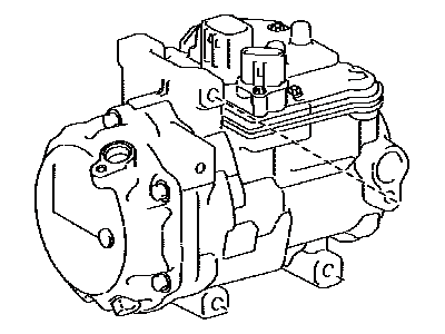 Lexus 88370-48080 Compressor Assembly, W/MOTER