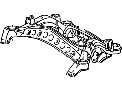 Lexus 51206-50010 Member Sub-Assy, Rear Suspension