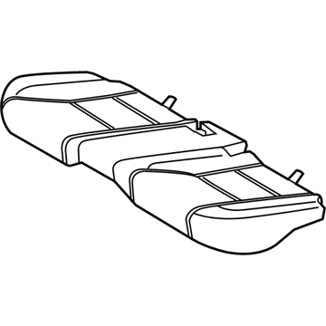 Lexus 71503-30280 Pad Sub-Assembly, Rear Seat