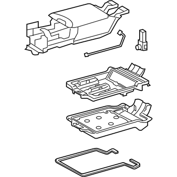 Lexus 589E0-50020-C1 Armrest Assy, Rear Seat