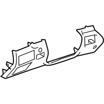 Lexus 55437-53023-A1 RETAINER, Instrument Panel