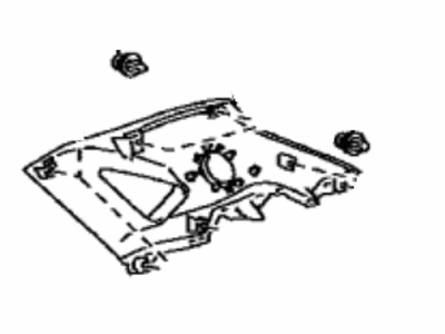 Lexus 62480-78011-C0 GARNISH Assembly, Roof Side