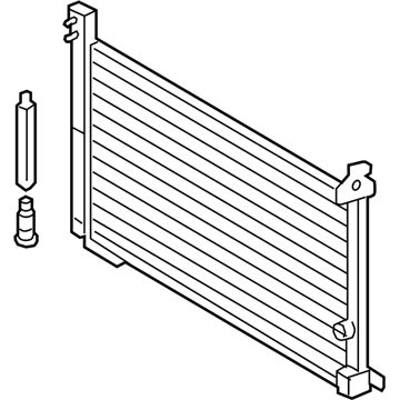 Lexus 884A0-11020 CONDENSER Assembly, Supp