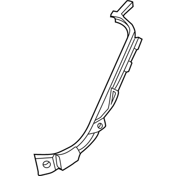 Lexus 75534-24070 Moulding, Windshield, Outside LH