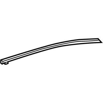 Lexus 75764-78010 MOULDING, Rear Door Window Frame