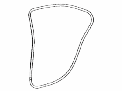 Lexus 62331-53060 WEATHERSTRIP, Rear Door