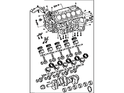 Lexus 11400-45050 Block Assy, Short