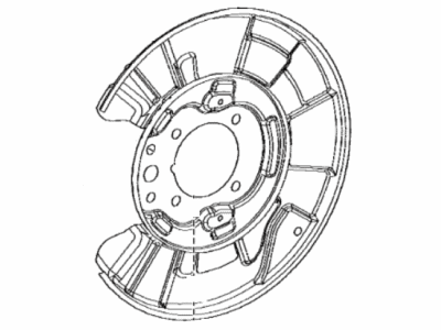 Lexus 46504-11020 Plate Sub-Assembly, Park