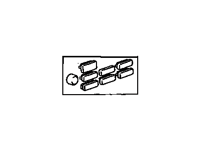 Lexus 55905-60820 Knob Sub-Assy, Control