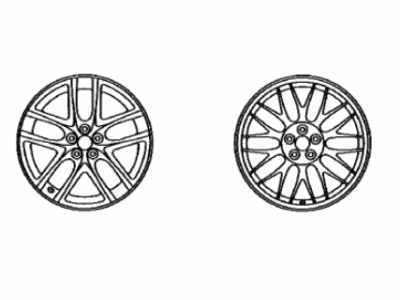 Lexus 4261A-77020 Wheel, Disc Chrome P