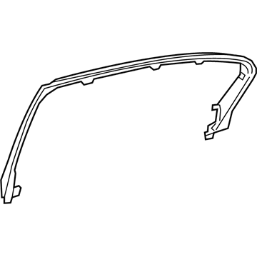 Lexus 67673-30150 GARNISH, Rear Door Frame