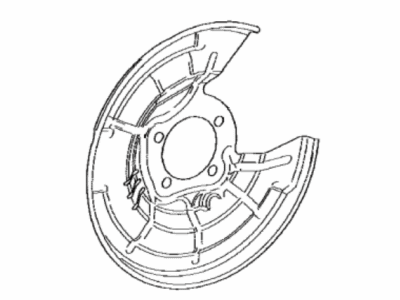 Lexus 47882-48010 Cover, Disc Brake Dust