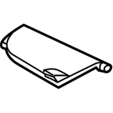 Lexus 74187-50010 Protector, Rear Ash Receptacle