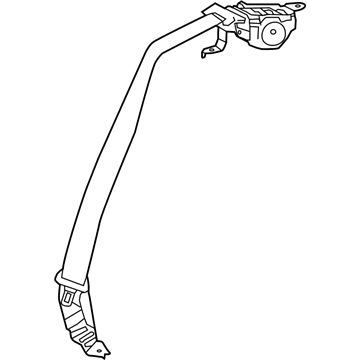 Lexus 73370-11010-C6 Belt Assembly, Rear Seat