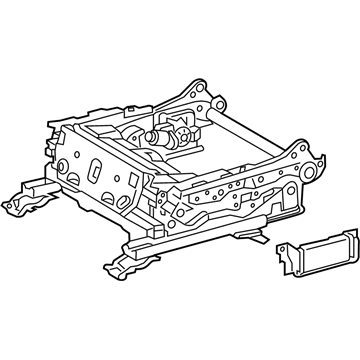 Lexus 72010-30390 Adjuster Assy, Front Seat, RH