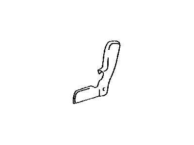 Lexus 71826-0E010-C0 Moulding, Rear Seat Cushion, LH