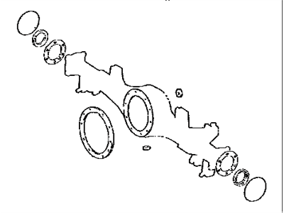 Lexus 04412-60500 Gasket Kit, Differential