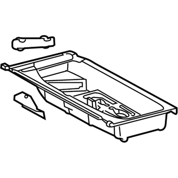 Lexus 64991-0E010 Box, Deck Floor, Front