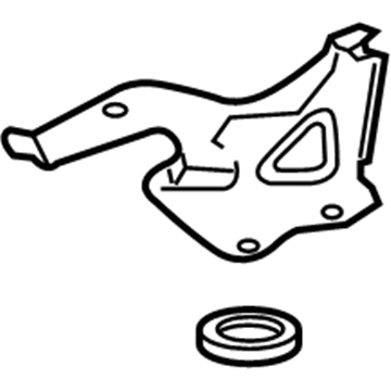 Lexus 53420-06360 Hinge Assembly, Hood, LH