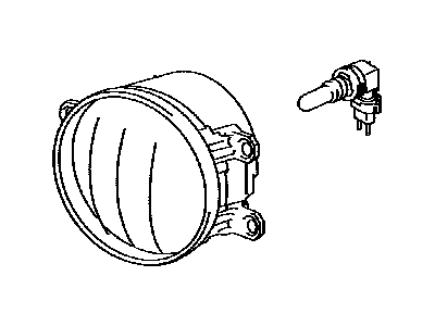 Lexus 81210-06071 Lamp Assembly, Fog, RH