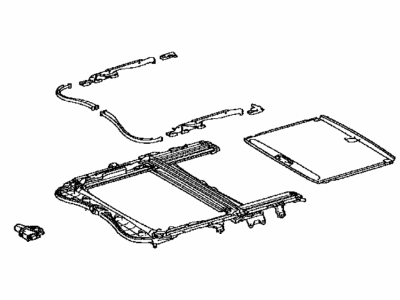 Lexus 63200-76020-B0 Housing Assy, Sun Roof