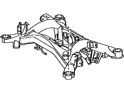 Lexus 51206-30102 Member Sub-Assembly, Rear