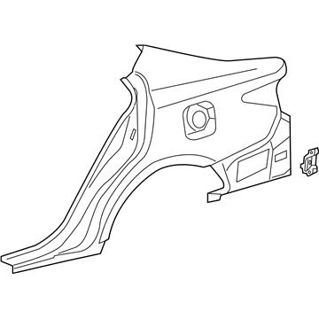 Lexus 61601-06903 Panel Sub-Assembly, Quarter