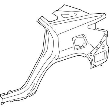 Lexus 61602-0E051 Panel Sub-Assembly, Quarter