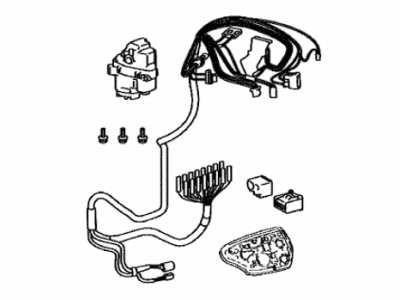 Lexus 87966-48721 RETRACTOR, Outer Mir