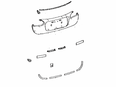 Lexus 76801-75012-A1 GARNISH Sub-Assembly, Luggage