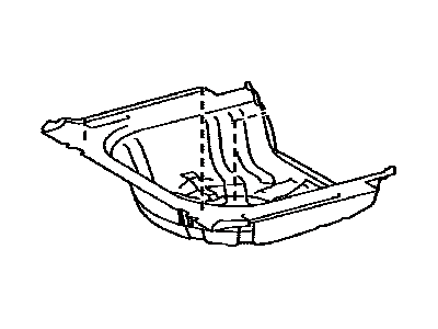 Lexus 58311-33080 Pan, Rear Floor