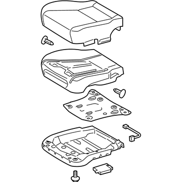 Lexus 71002-50K40-B4 Front Seat Set