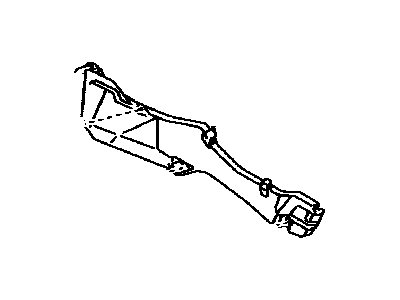 Lexus 87212-33020 Duct, Air, Rear NO.1