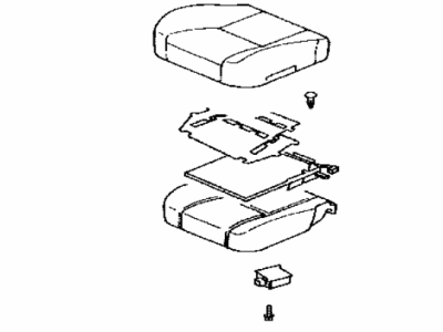 Lexus 71001-60C80-A0 Seat Set