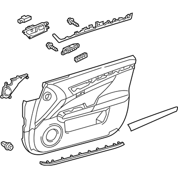 Lexus 67620-30P40-29 Panel Assembly, Door Trim