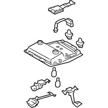 Lexus 81260-0E140-B0 Lamp Assy, Map