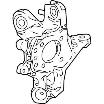 Lexus 42305-11010 Carrier Sub-Assembly, Rear