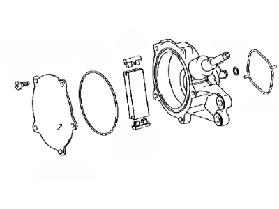 Lexus 29300-36020 Pump Assembly, Vacuum