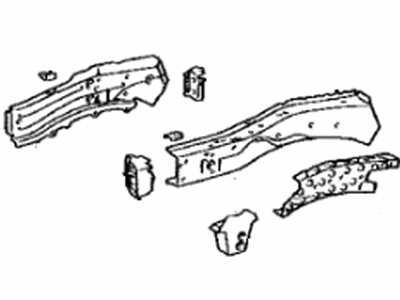 Lexus 57027-48900 Member Sub-Assy, Front Side, RH