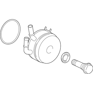 Lexus 15700-38050 Cooler Assy, Oil W/Bracket