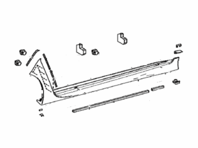 Lexus 75860-30450-B4 MOULDING Assembly, Body