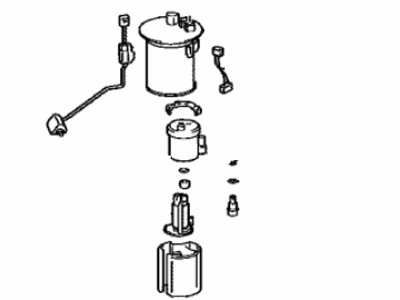 Lexus 77020-75020 Tube Assy, Fuel Suction W/Pump & Gage